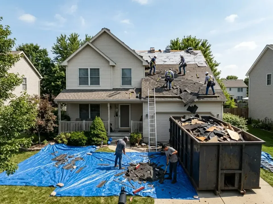 roof-replacement-debris-remova-004 — frequently asked questions, Cheapest Dumpster Rentals in Bucyrus, OH